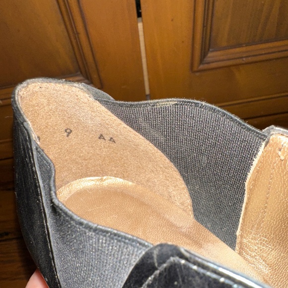 STUART WEITZMAN BLACK ANKLE BOOTIES WITH BLOCK HEEL 9AA - Picture 10 of 10